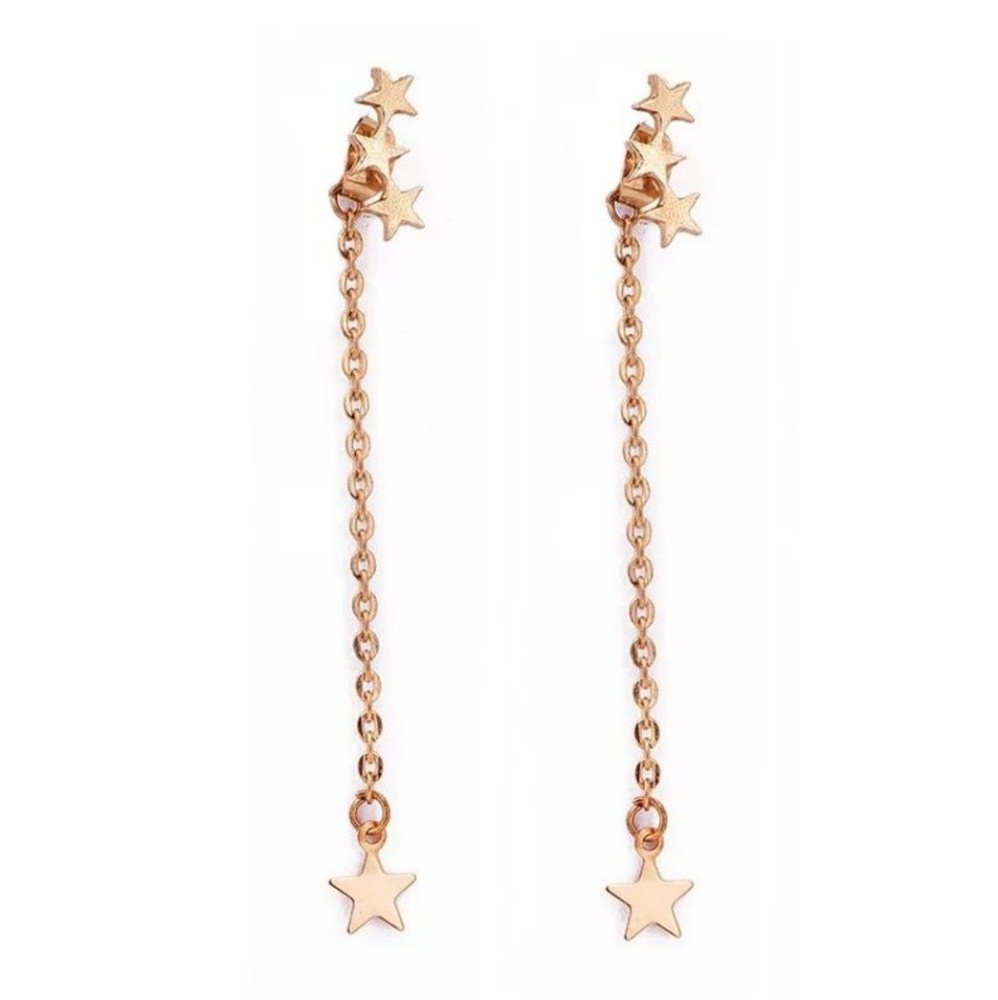 Starry Night Dangly Earrings